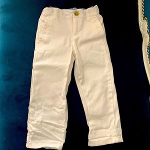 Janie and Jack White Pants - Like New!